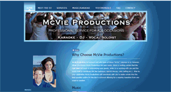 Desktop Screenshot of mcvieproductions.com
